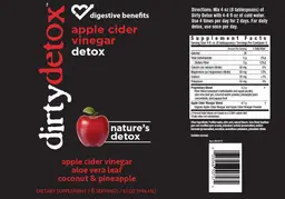 Label for Dirty Detox