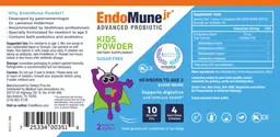 Label for Kids Powder 10 Billion CFU