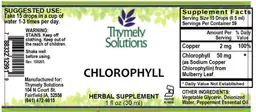 Label for Chlorophyll