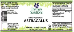 Label for Astragalus