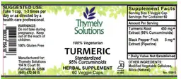 Label for Turmeric