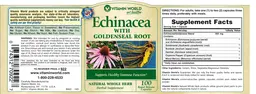Label for Echinacea With Goldenseal Root