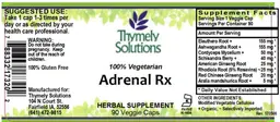 Label for Adrenal Rx