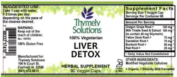 Label for Liver Detox