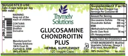 Label for Glucosamine Chondroitin Plus