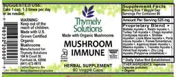 Label for Mushroom Immune