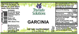 Label for Garcinia