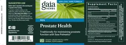Label for Prostate Health