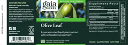 Label for Olive Leaf