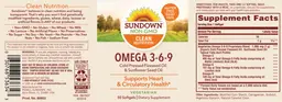 Label for Omega 3-6-9