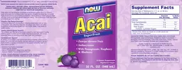 Label for Acai SuperFruit