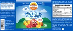 Label for Probiotic Gummies
