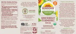 Sincerely Turmeric 315 mg