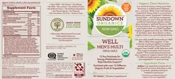 Label for Well Men's Multi