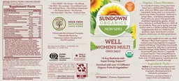 Label for Well Women's Multi