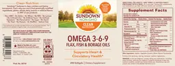 Label for Omega 3-6-9