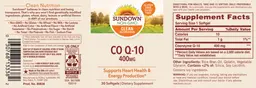 Label for Co Q-10 400 mg