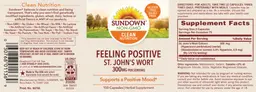 Label for Feeling Positive St. John's Wort 300 mg