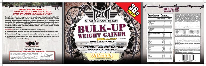Bulk-Up Weight Gainer Vanilla