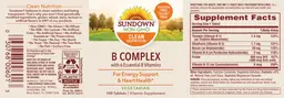 Label for B Complex
