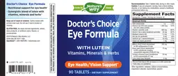 Label for Doctor's Choice Eye Formula