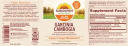 Label for Garcinia Cambogia