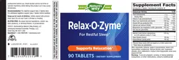 Label for Relax-O-Zyme