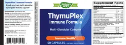 Label for ThymuPlex Immune Formula