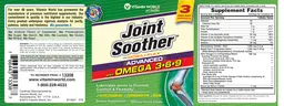 Label for Joint Soother With Omega 3-6-9