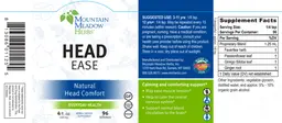 Label for Head Ease