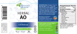 Label for Herbal AO