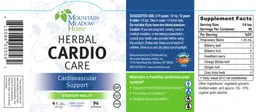 Label for Herbal Cardio Care