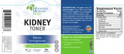 Label for Kidney Toner