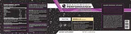Label for Recharge Vanilla Flavored