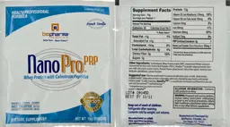 Label for NanoProPRP French Vanilla