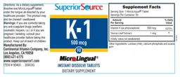 K-1 500 mcg