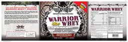 Label for Warrior Whey Chocolate