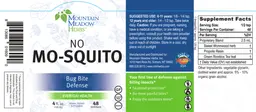 Label for No Mo-Squito
