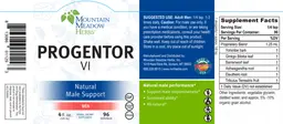 Label for Progentor VI