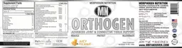 Label for Orthogen Juicy Orange