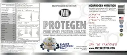 Label for Protegen Glazed Blueberry Donut