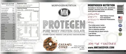 Label for Protegen Caramel Cookie