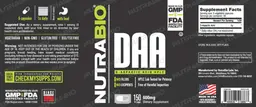 Label for DAA 600 mg