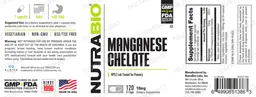 Label for Manganese Chelate 10 mg