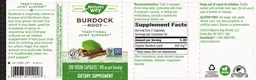 Label for Burdock Root