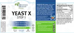 Label for Yeast X Step 1