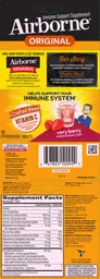 Label for Airborne Original Very Berry
