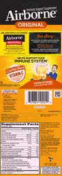 Label for Airborne Original Zesty Orange