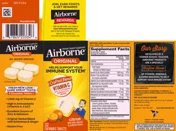 Label for Airborne Citrus