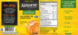 Label for Airborne Zesty Orange